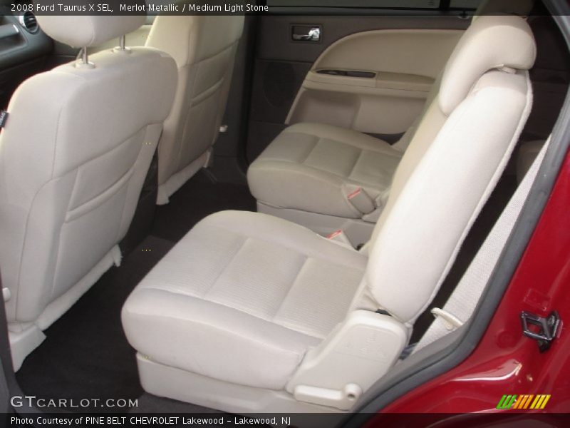 Merlot Metallic / Medium Light Stone 2008 Ford Taurus X SEL