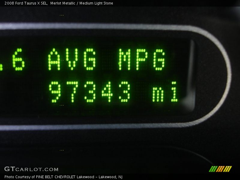 Merlot Metallic / Medium Light Stone 2008 Ford Taurus X SEL