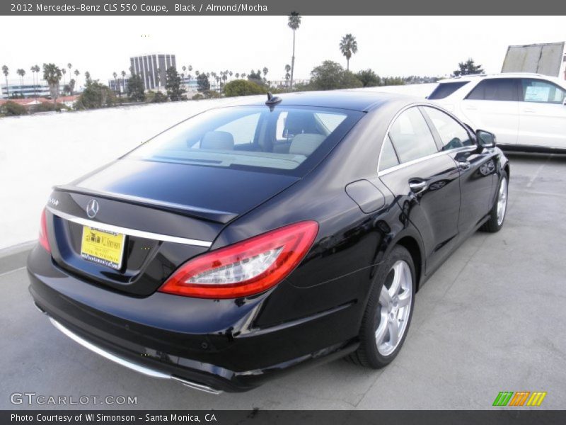 Black / Almond/Mocha 2012 Mercedes-Benz CLS 550 Coupe