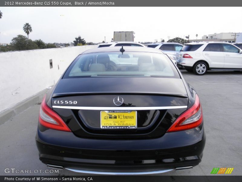 Black / Almond/Mocha 2012 Mercedes-Benz CLS 550 Coupe