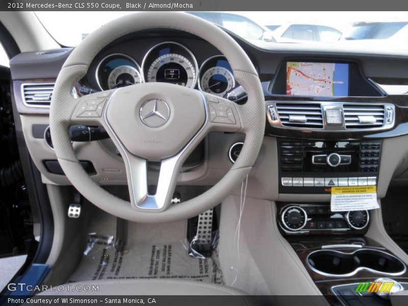 Black / Almond/Mocha 2012 Mercedes-Benz CLS 550 Coupe