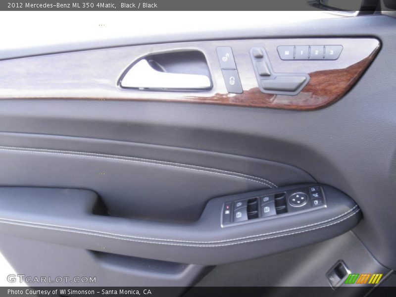 Black / Black 2012 Mercedes-Benz ML 350 4Matic