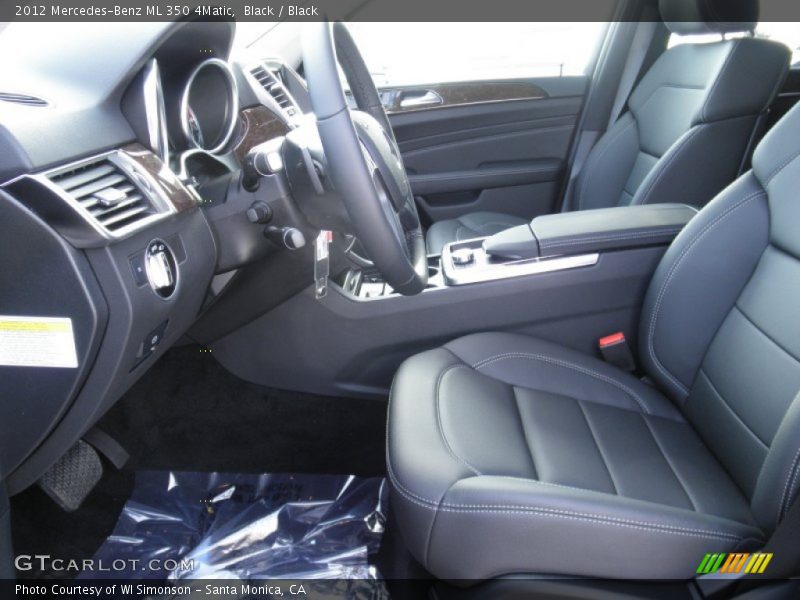 Black / Black 2012 Mercedes-Benz ML 350 4Matic