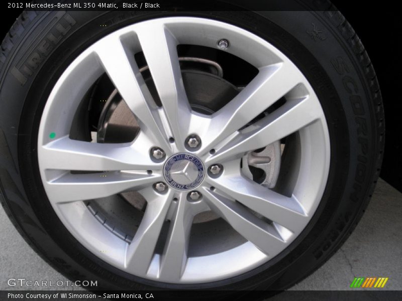 Black / Black 2012 Mercedes-Benz ML 350 4Matic