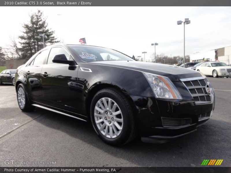 Black Raven / Ebony 2010 Cadillac CTS 3.0 Sedan