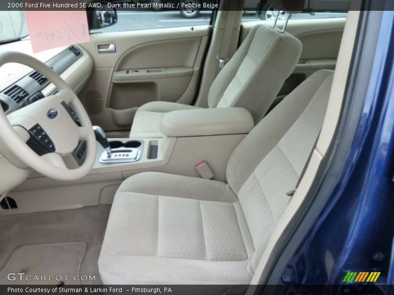Dark Blue Pearl Metallic / Pebble Beige 2006 Ford Five Hundred SE AWD