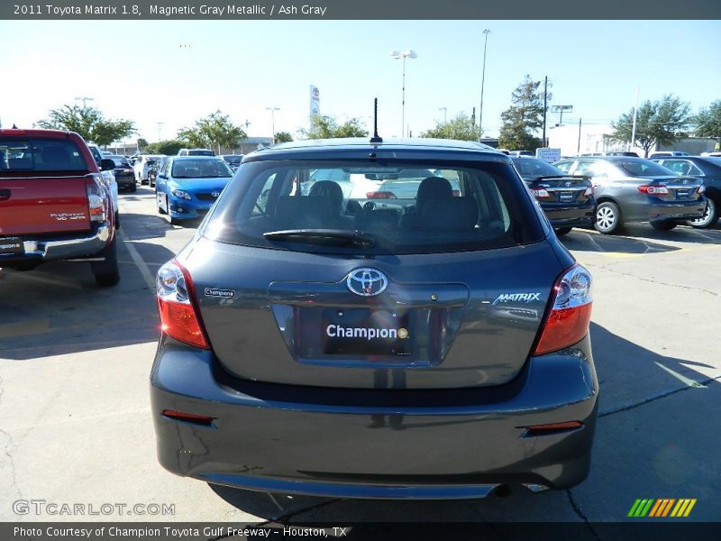 Magnetic Gray Metallic / Ash Gray 2011 Toyota Matrix 1.8