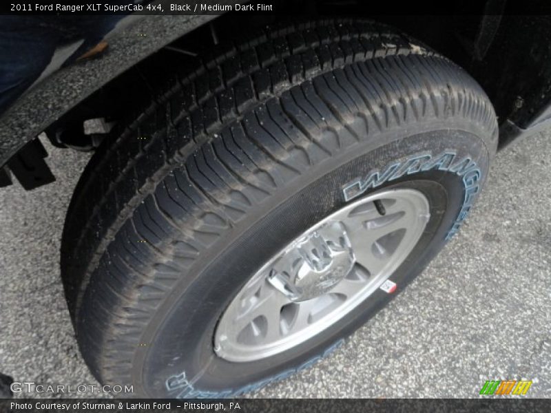 Black / Medium Dark Flint 2011 Ford Ranger XLT SuperCab 4x4