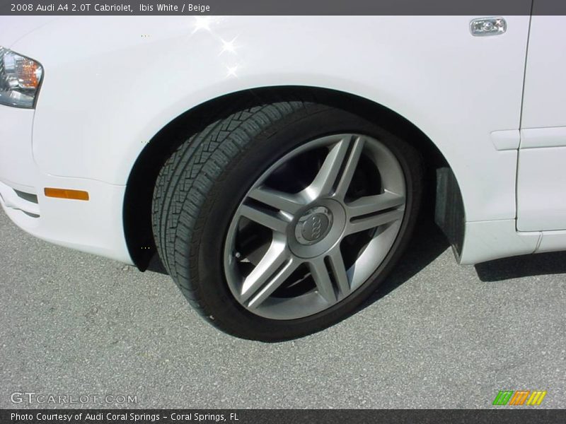 Ibis White / Beige 2008 Audi A4 2.0T Cabriolet