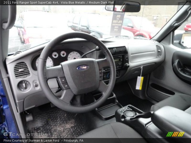 Dashboard of 2011 Ranger Sport SuperCab 4x4