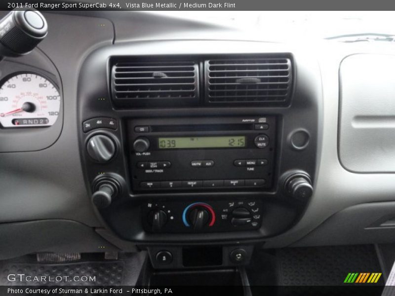 Controls of 2011 Ranger Sport SuperCab 4x4