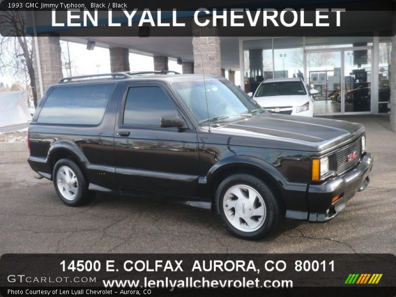 Black / Black 1993 GMC Jimmy Typhoon