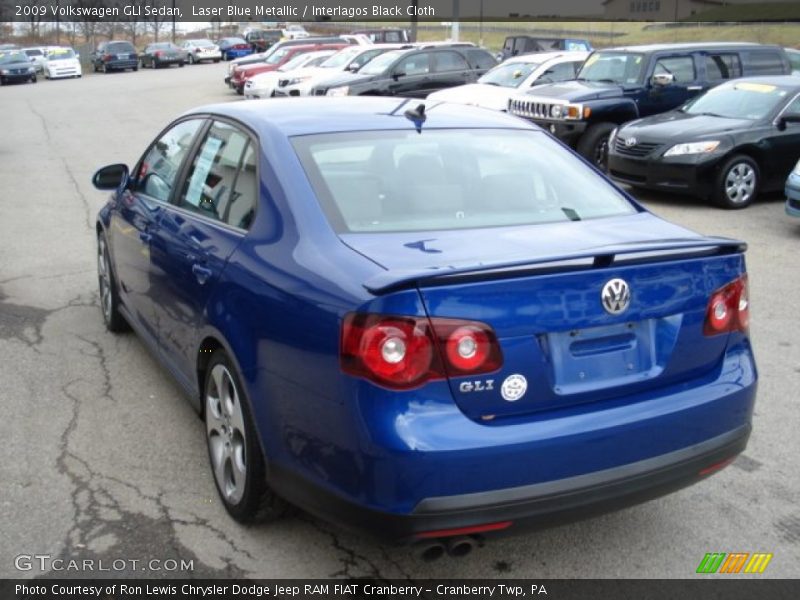 Laser Blue Metallic / Interlagos Black Cloth 2009 Volkswagen GLI Sedan