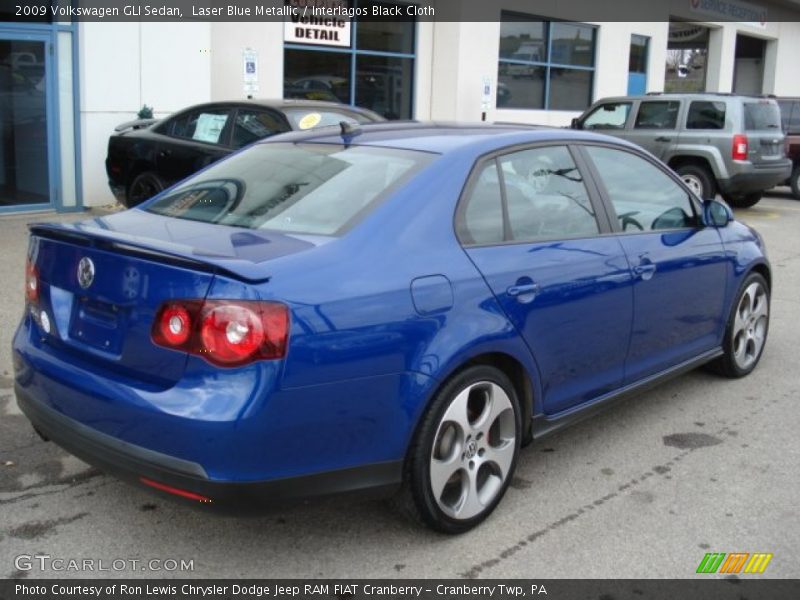 Laser Blue Metallic / Interlagos Black Cloth 2009 Volkswagen GLI Sedan