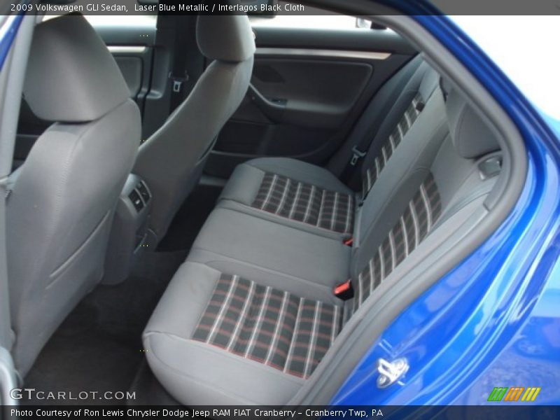 Laser Blue Metallic / Interlagos Black Cloth 2009 Volkswagen GLI Sedan