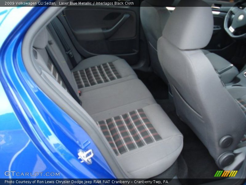 Laser Blue Metallic / Interlagos Black Cloth 2009 Volkswagen GLI Sedan