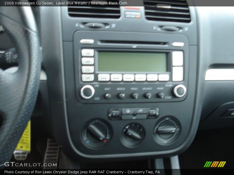 Laser Blue Metallic / Interlagos Black Cloth 2009 Volkswagen GLI Sedan
