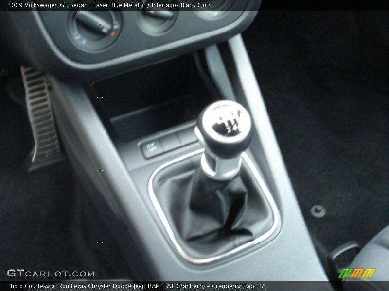 Laser Blue Metallic / Interlagos Black Cloth 2009 Volkswagen GLI Sedan