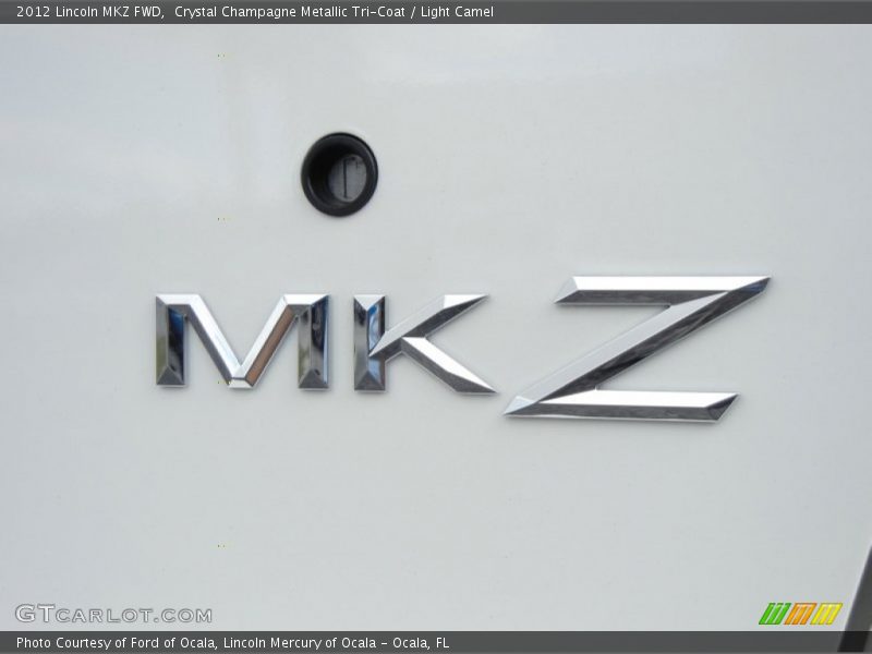 Crystal Champagne Metallic Tri-Coat / Light Camel 2012 Lincoln MKZ FWD