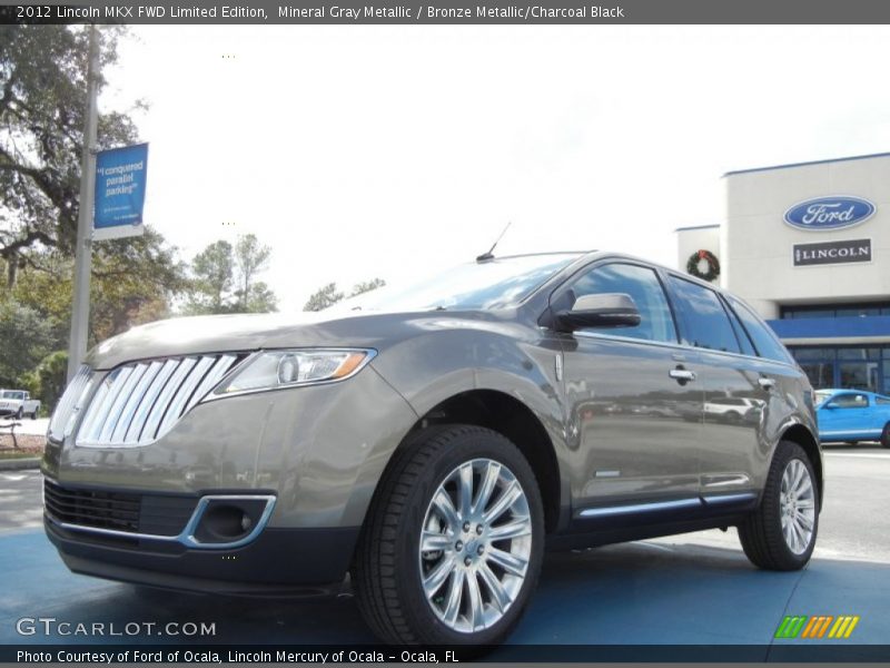 Mineral Gray Metallic / Bronze Metallic/Charcoal Black 2012 Lincoln MKX FWD Limited Edition