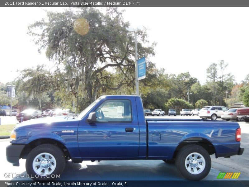  2011 Ranger XL Regular Cab Vista Blue Metallic