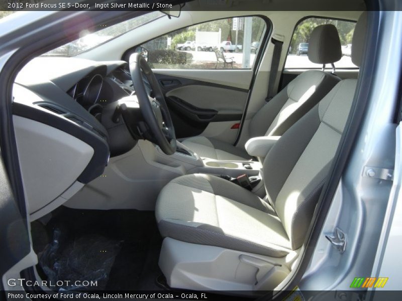 Ingot Silver Metallic / Stone 2012 Ford Focus SE 5-Door