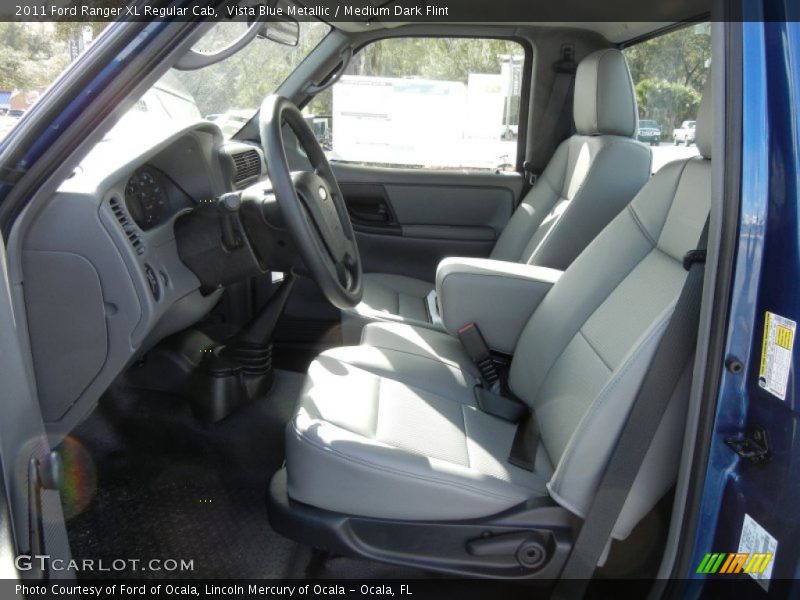  2011 Ranger XL Regular Cab Medium Dark Flint Interior