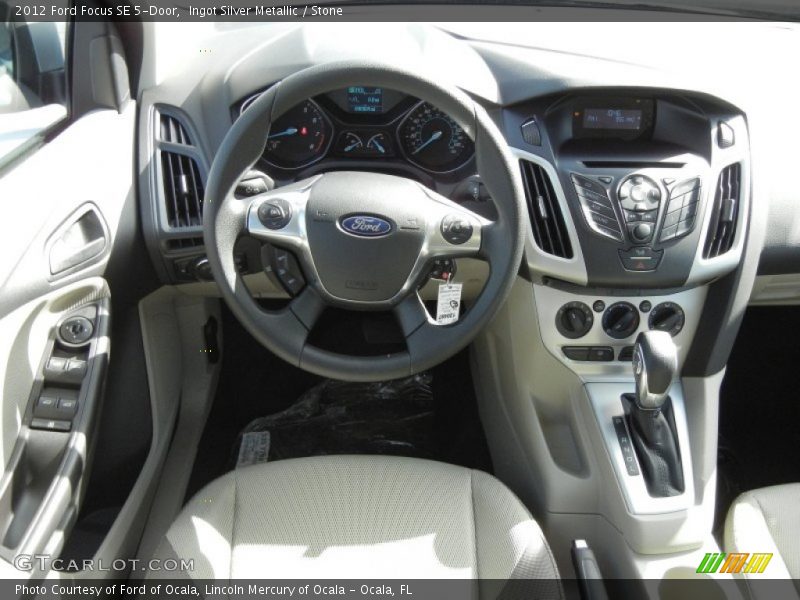 Ingot Silver Metallic / Stone 2012 Ford Focus SE 5-Door