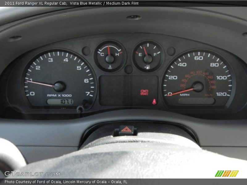  2011 Ranger XL Regular Cab XL Regular Cab Gauges