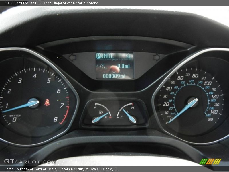 Ingot Silver Metallic / Stone 2012 Ford Focus SE 5-Door