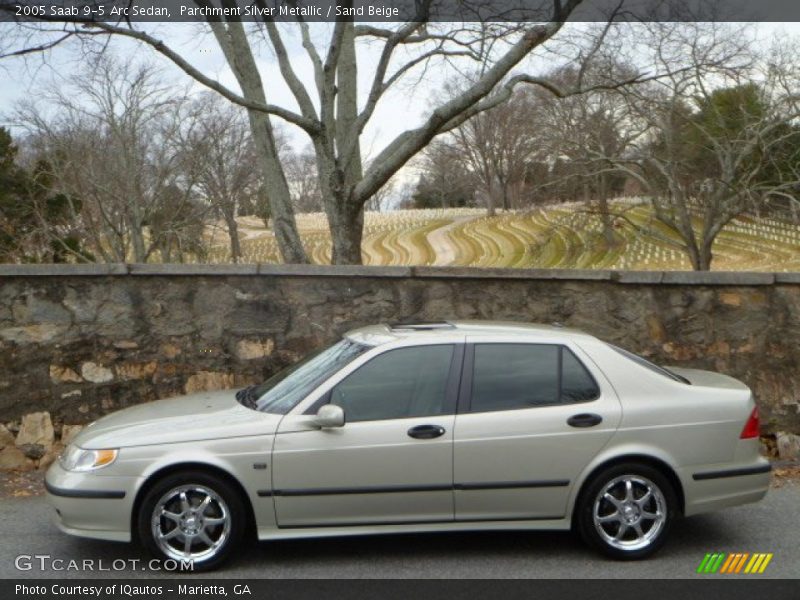  2005 9-5 Arc Sedan Parchment Silver Metallic
