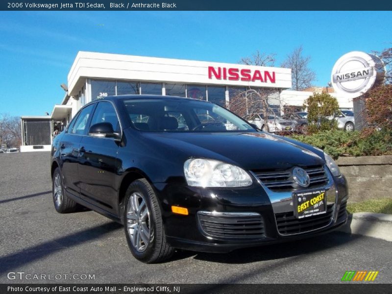Black / Anthracite Black 2006 Volkswagen Jetta TDI Sedan