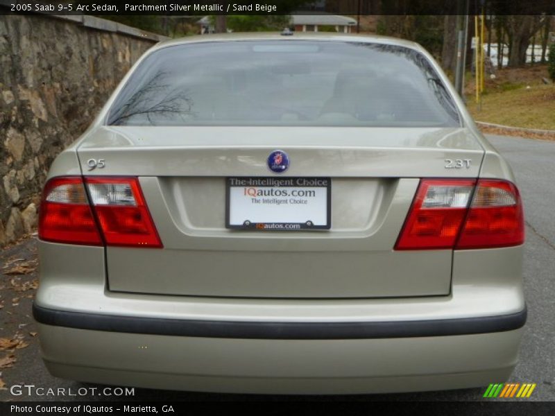 Parchment Silver Metallic / Sand Beige 2005 Saab 9-5 Arc Sedan