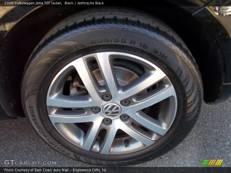 Black / Anthracite Black 2006 Volkswagen Jetta TDI Sedan