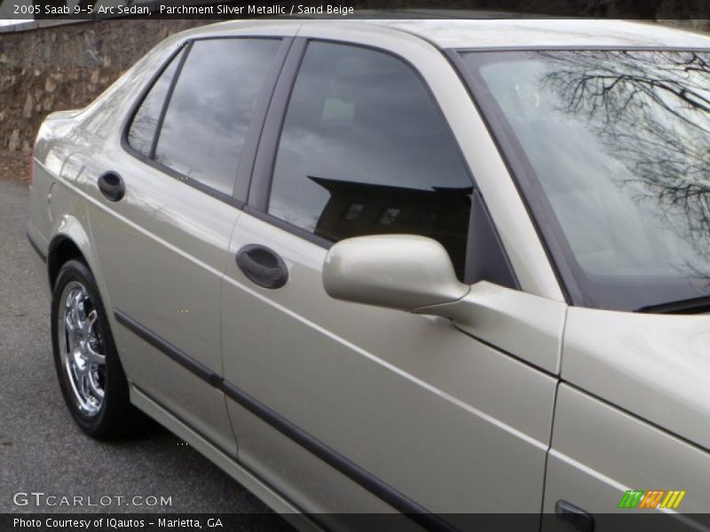 Parchment Silver Metallic / Sand Beige 2005 Saab 9-5 Arc Sedan