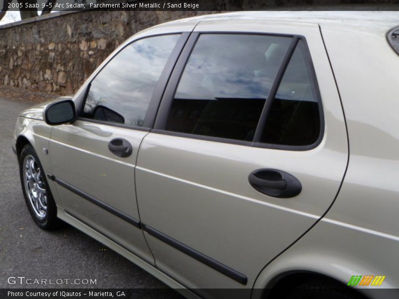 Parchment Silver Metallic / Sand Beige 2005 Saab 9-5 Arc Sedan