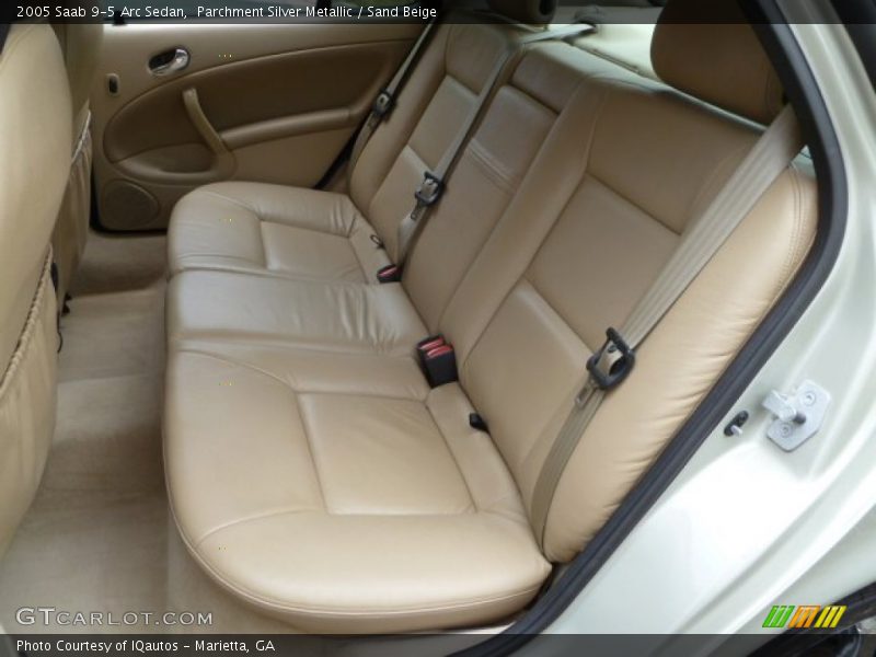 Parchment Silver Metallic / Sand Beige 2005 Saab 9-5 Arc Sedan