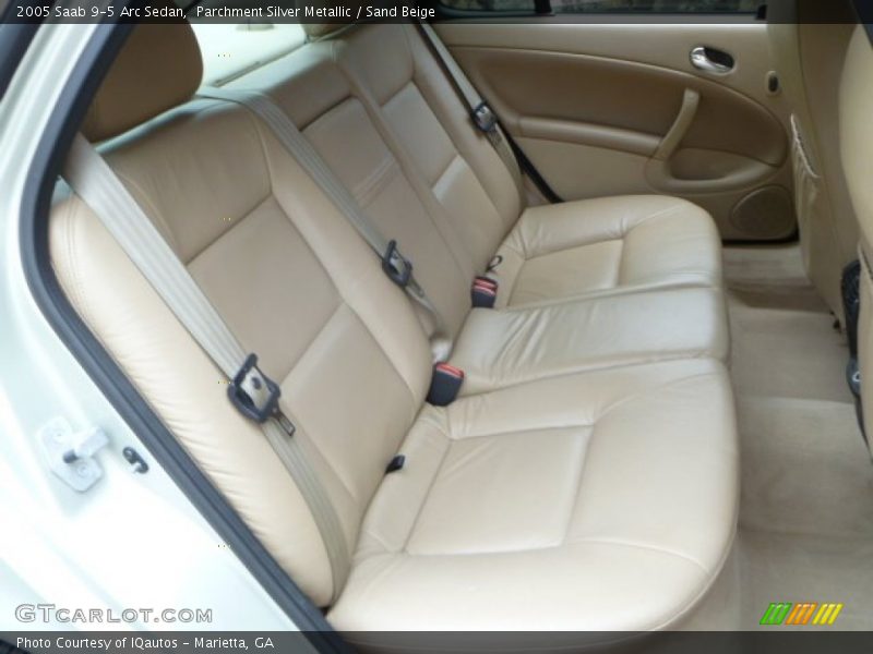 Parchment Silver Metallic / Sand Beige 2005 Saab 9-5 Arc Sedan