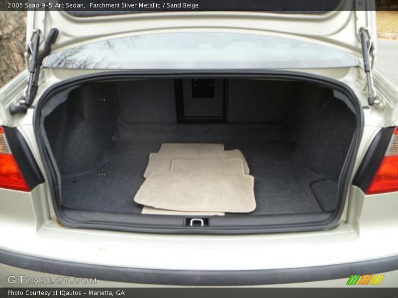 Parchment Silver Metallic / Sand Beige 2005 Saab 9-5 Arc Sedan