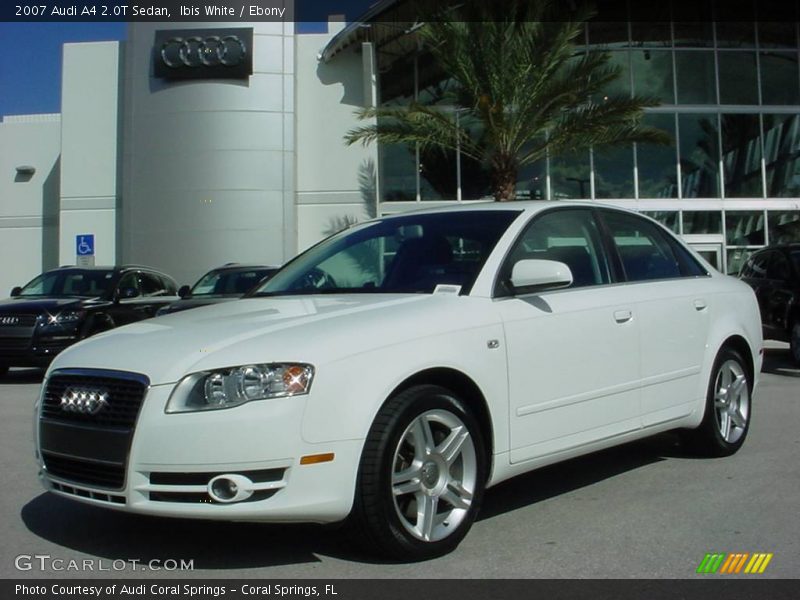 Ibis White / Ebony 2007 Audi A4 2.0T Sedan