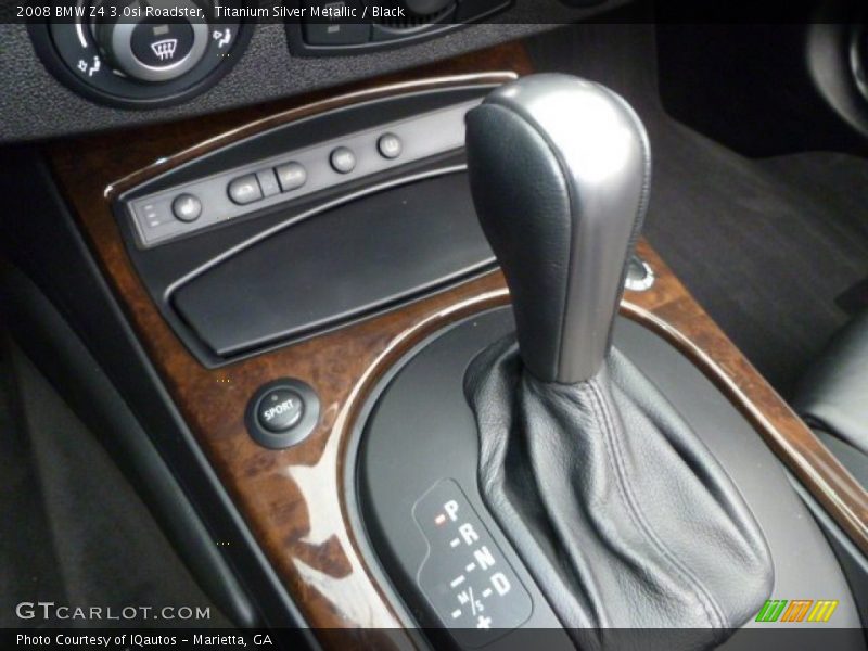 Titanium Silver Metallic / Black 2008 BMW Z4 3.0si Roadster
