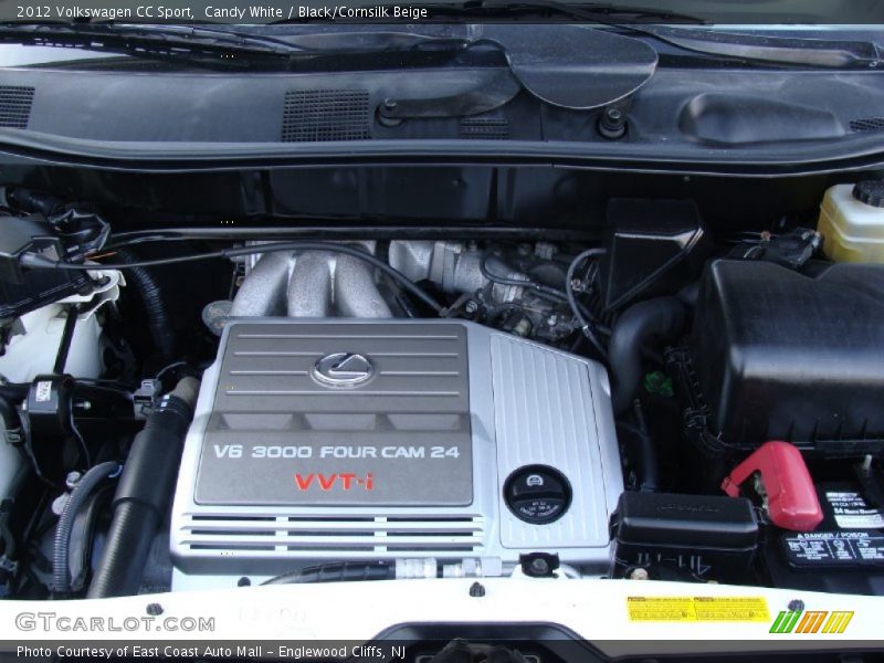 Candy White / Black/Cornsilk Beige 2012 Volkswagen CC Sport