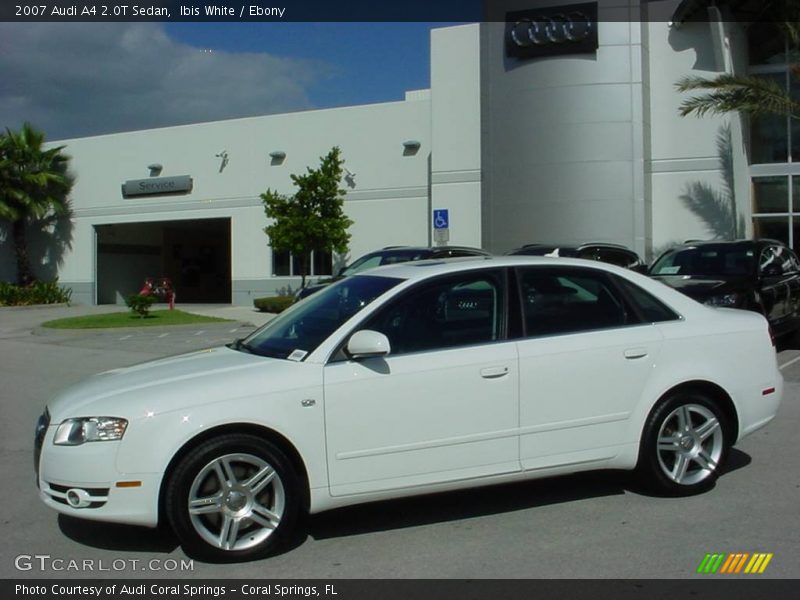 Ibis White / Ebony 2007 Audi A4 2.0T Sedan