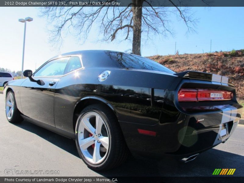 Pitch Black / Dark Slate Gray 2012 Dodge Challenger SRT8 392