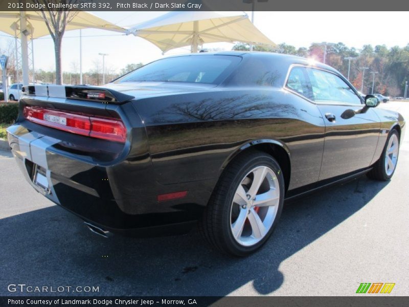 Pitch Black / Dark Slate Gray 2012 Dodge Challenger SRT8 392