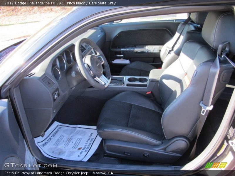  2012 Challenger SRT8 392 Dark Slate Gray Interior