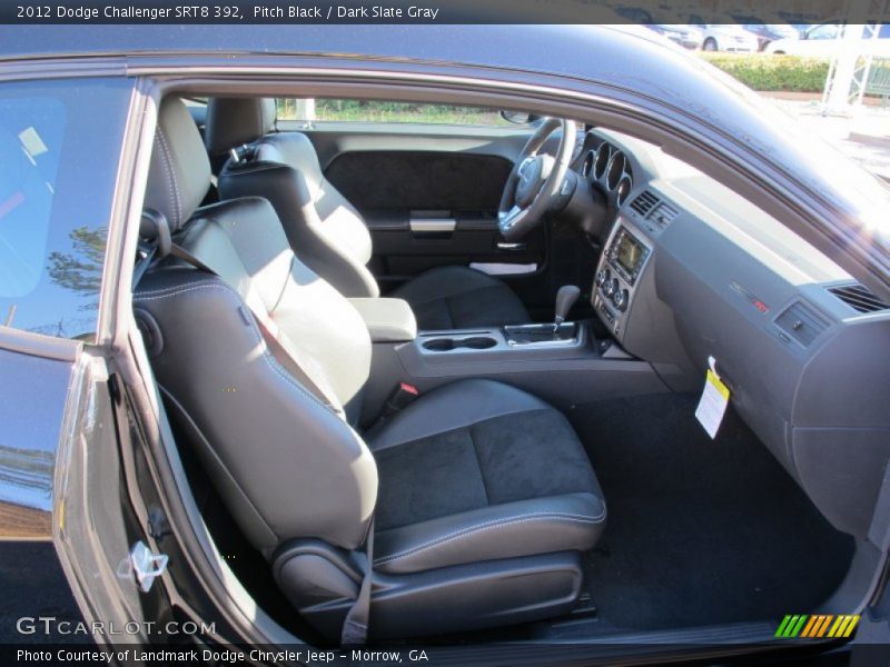 Pitch Black / Dark Slate Gray 2012 Dodge Challenger SRT8 392