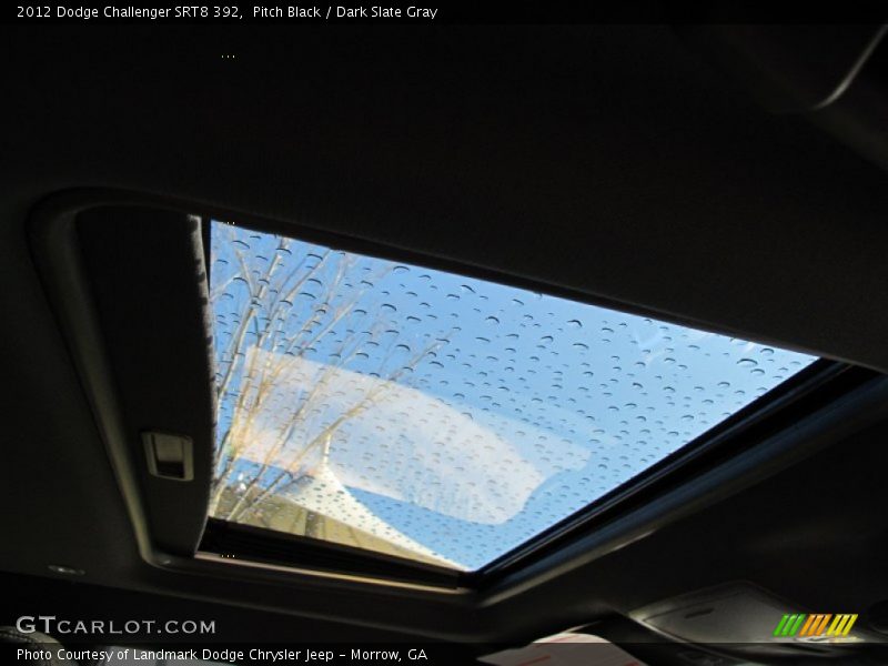 Pitch Black / Dark Slate Gray 2012 Dodge Challenger SRT8 392