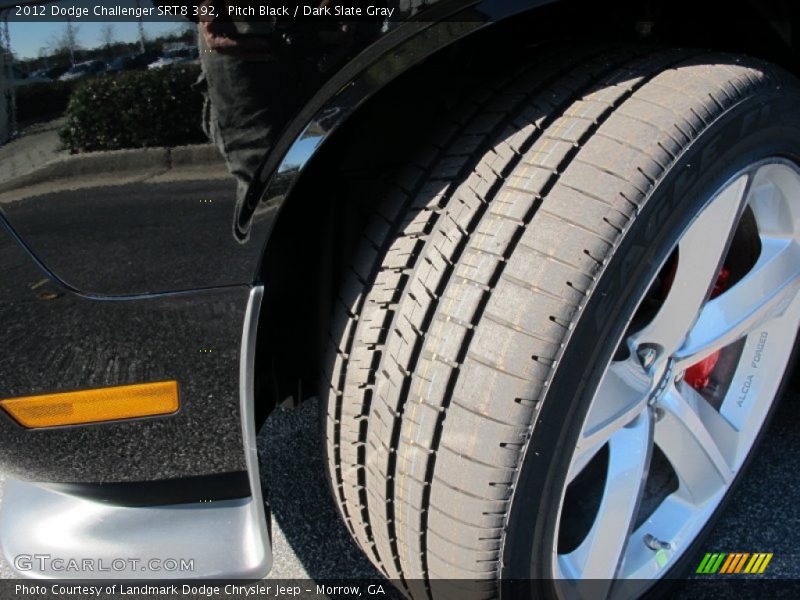 Pitch Black / Dark Slate Gray 2012 Dodge Challenger SRT8 392