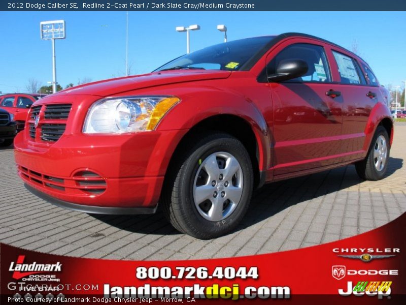 Redline 2-Coat Pearl / Dark Slate Gray/Medium Graystone 2012 Dodge Caliber SE